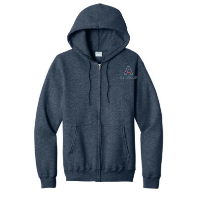 A.L. Group - Core Fleece Full Zip Hooded Sweatshirt Thumbnail