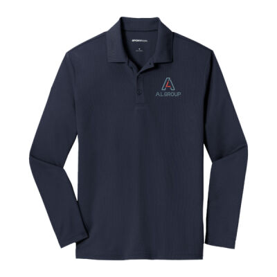 A.L. Group - PosiCharge ® RacerMesh ® Long Sleeve Polo Thumbnail