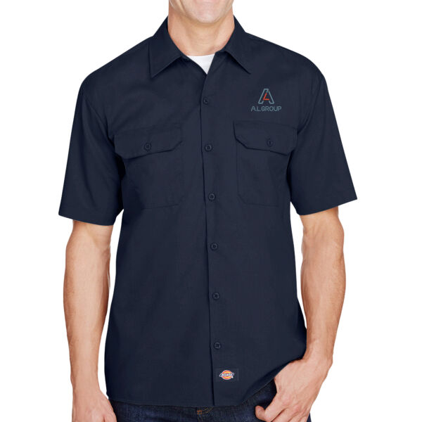 A.L. Group - Men's FLEX Short-Sleeve Twill Work Shirt Thumbnail